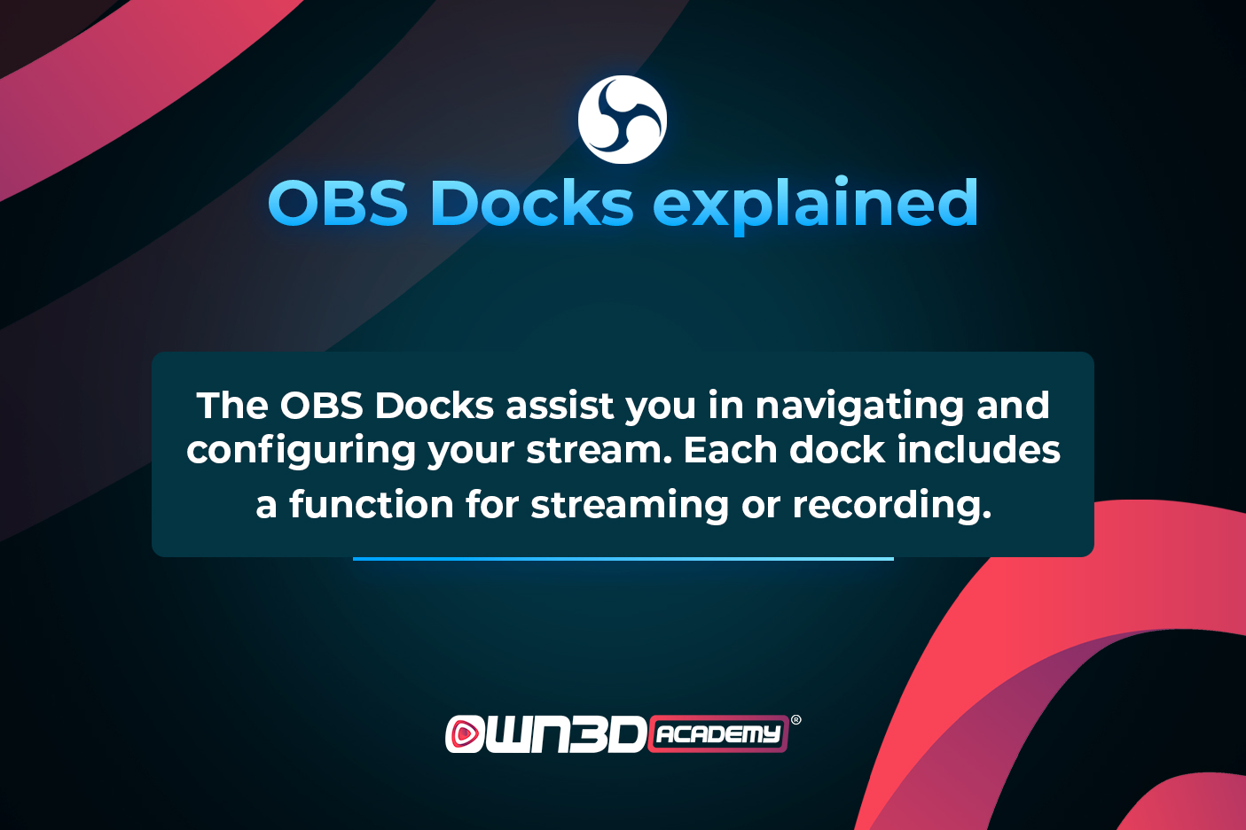 How to display  Chat with OBS Studio Custom Docks 