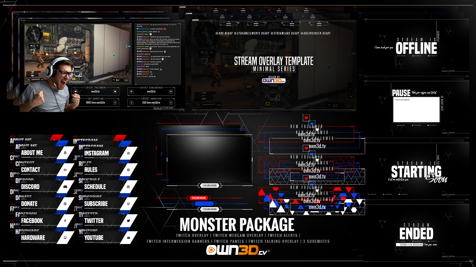 Top 40 Twitch Overlays For Streamers In 21 Own3d Tv