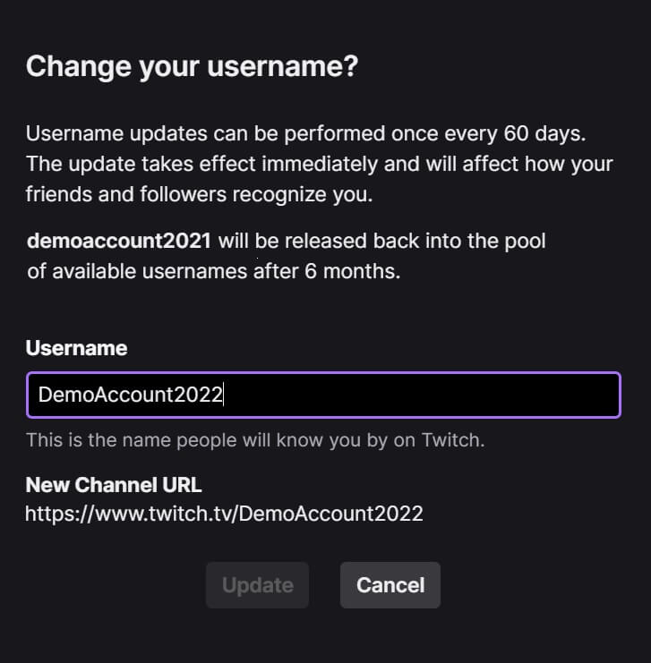 How To Easily Change Your Twitch Name Own3d Tips