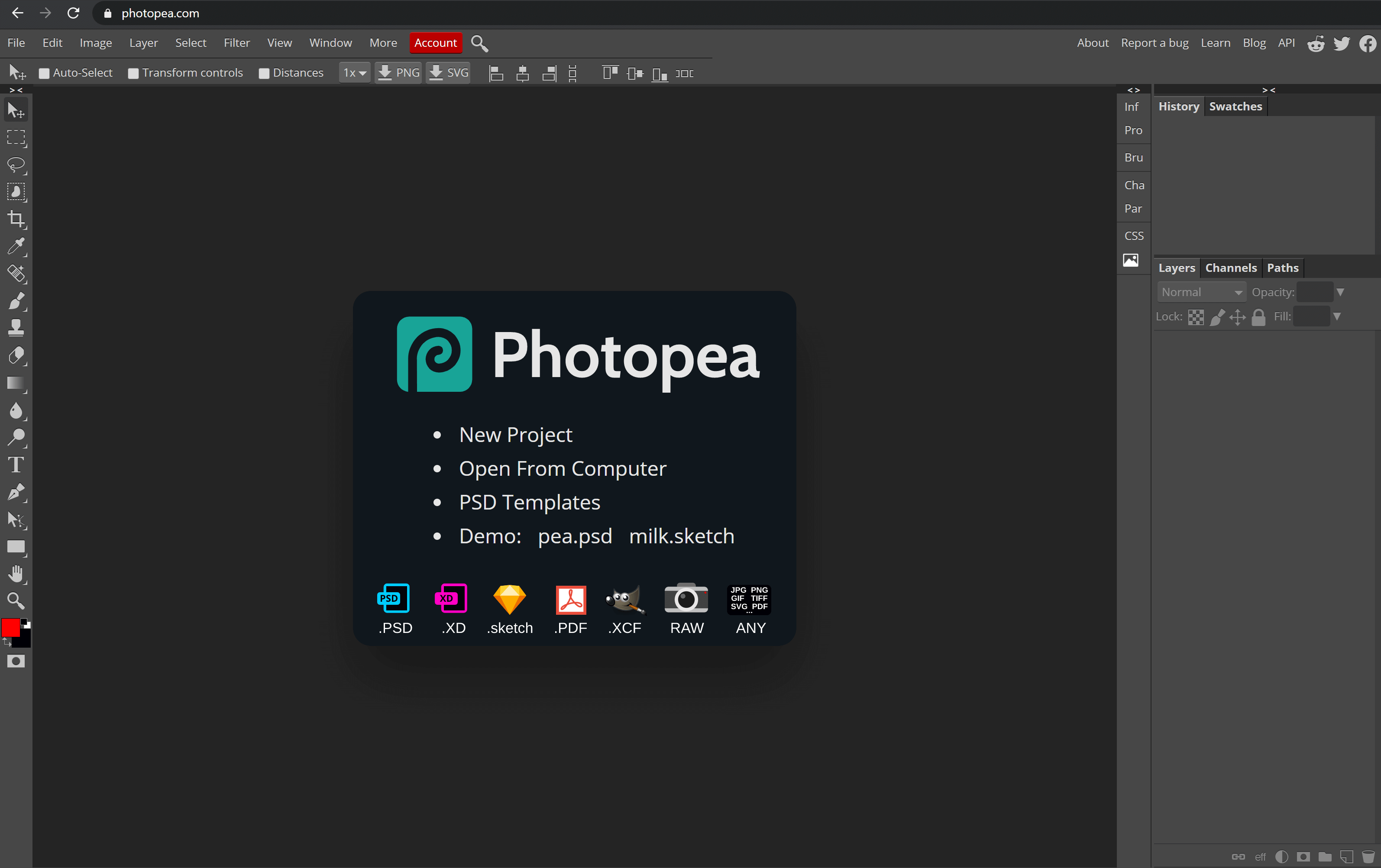 Photopea - Animations