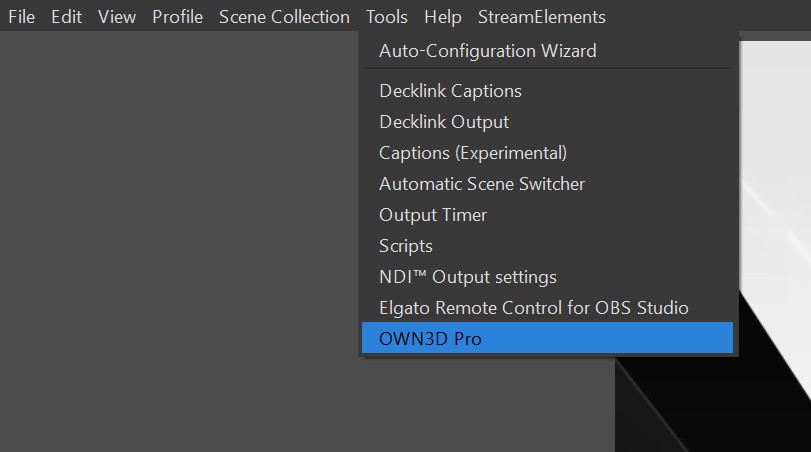 EN OWN3D Pro in OBS Studio  - Pro in Tools.png