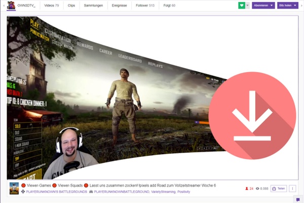 Sauvegarder et télécharger des vidéos Twitch / des VOD facilement!