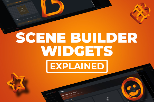 Widgets del Creador de escenas: Elementos creativos para tus streamings