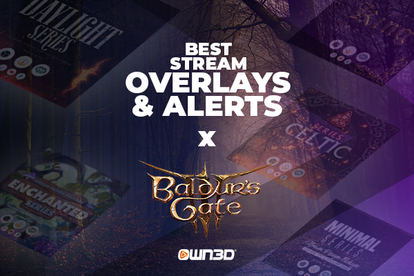 Meilleurs Packs d'Overlays de Stream et Alertas pour Baldur's Gate 3