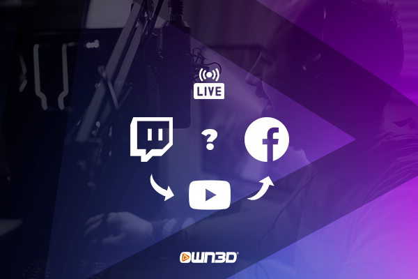 Auf Facebook und Twitch bzw. YouTube gleichzeitig streamen – so geht’s!