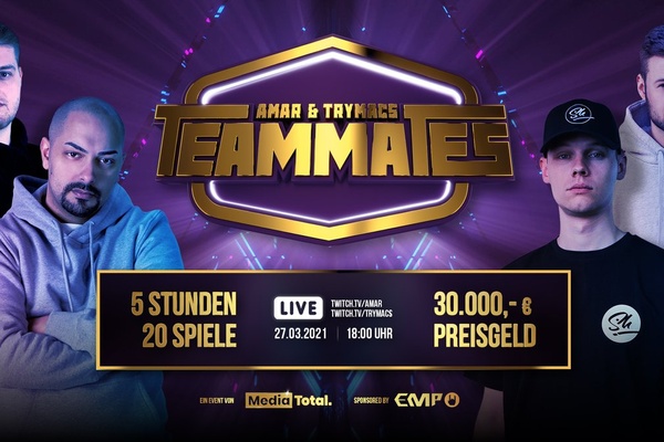 Teammates: Die Show von Trymacs und Amar wird zum Twitch-Event der Superlative