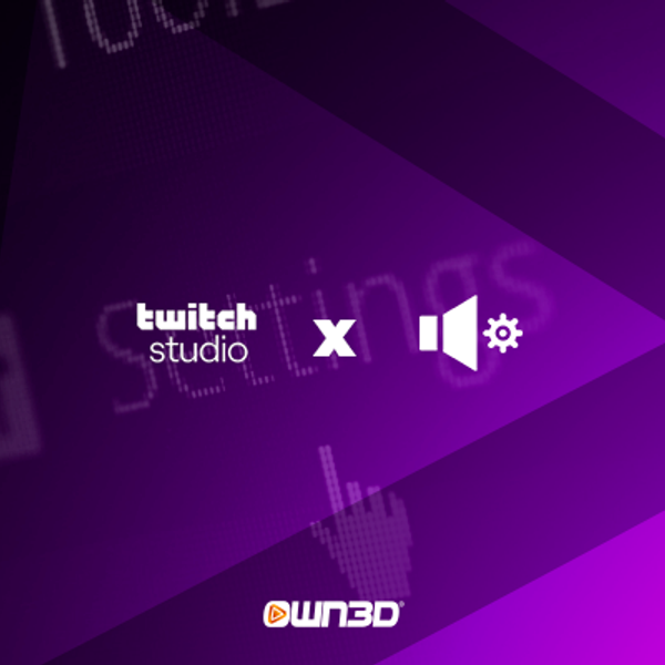 Twitch Studio Audio Settings Own3d
