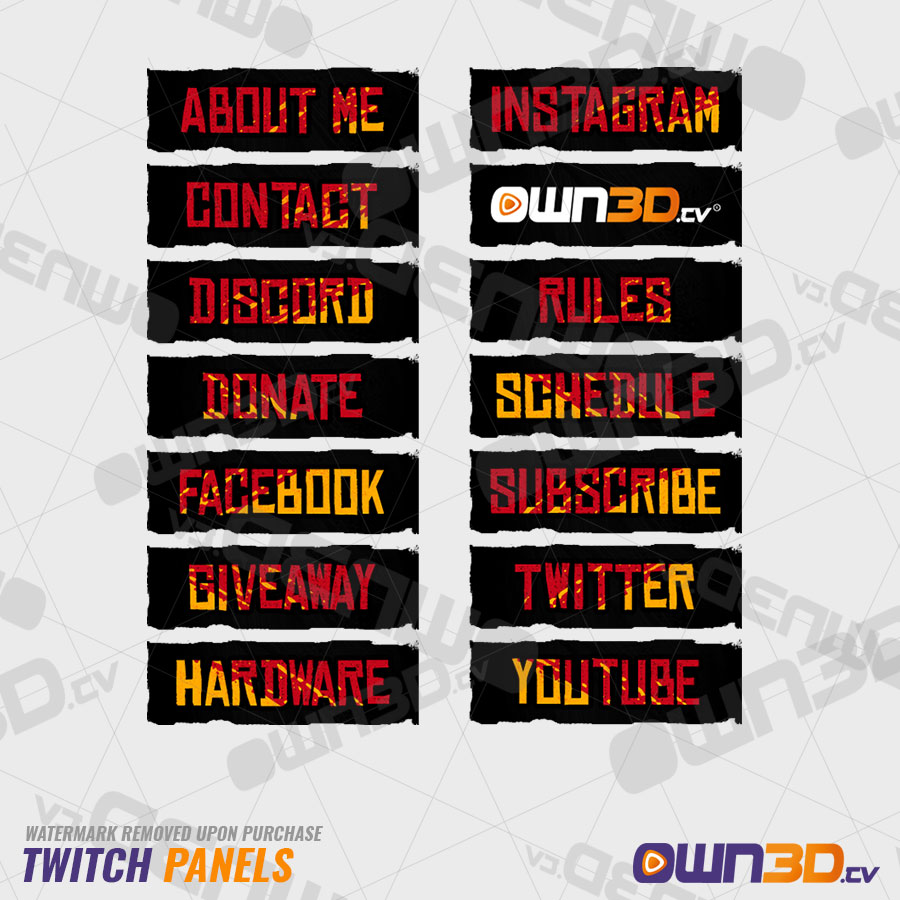 Free Twitch Panels Free Panels For Your Stream