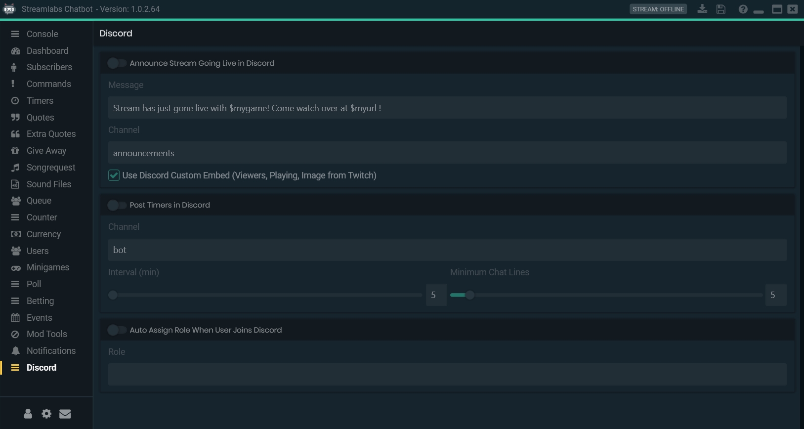 Custom chat commands for your Twitch chat bot